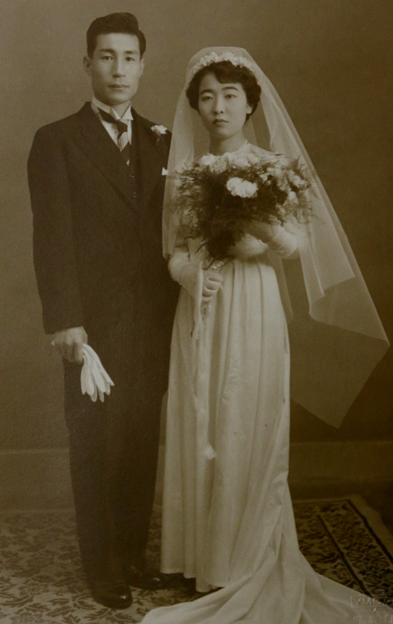 入社5年目の昭和28(1952)年、29歳で中条久子さんと結婚