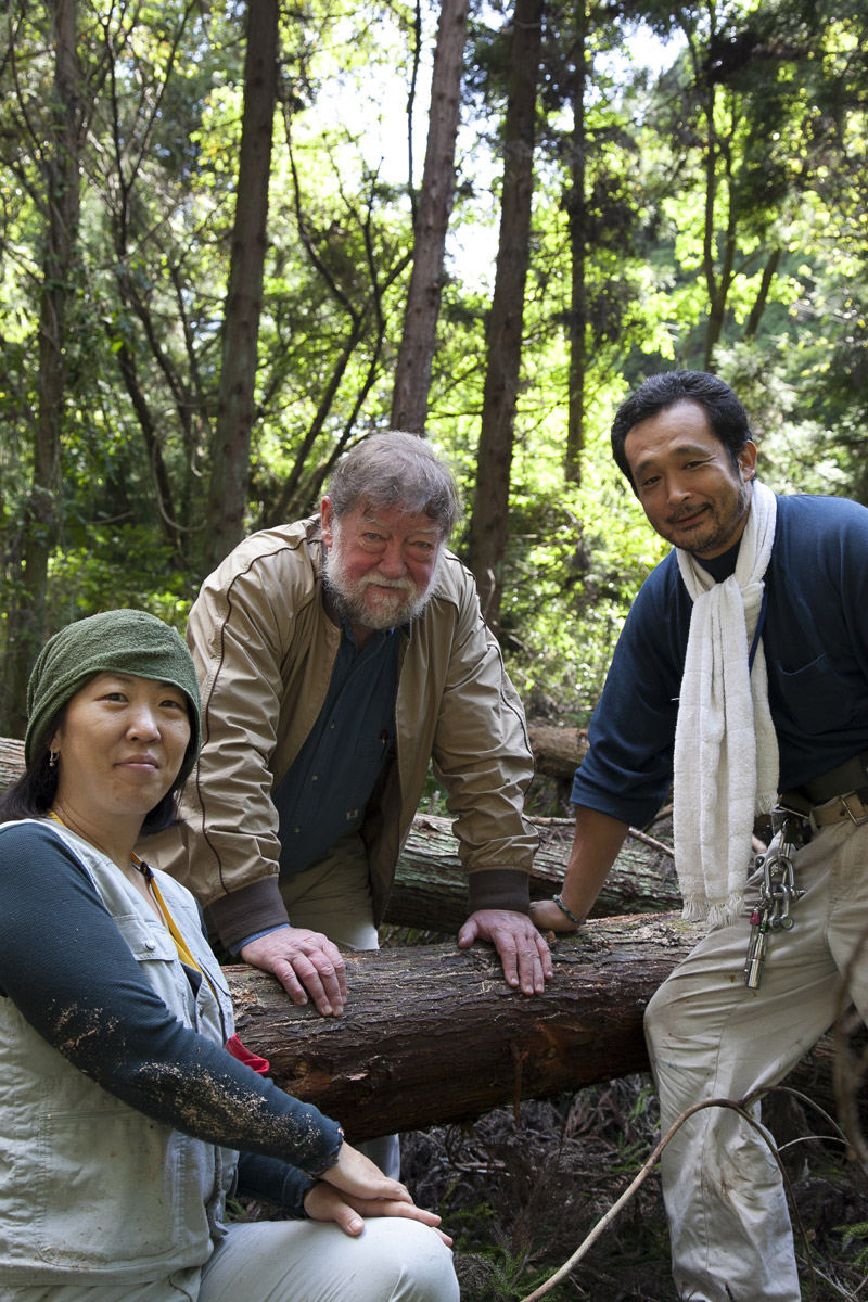 神吉夫妻とニコル氏(2012年10月)